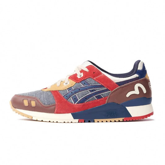 EVISU x ASICS GEL-LYTE 3 Denim Red Navy